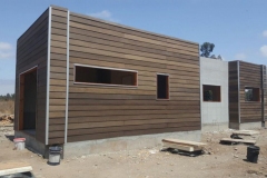 Siding fibrocemento color Roble